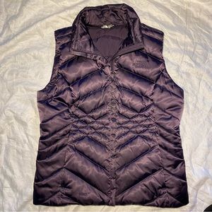 The North Face Purple 550 Goose Down Vest Size Medium